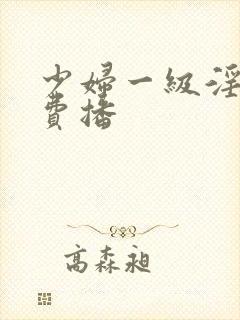 少妇一级淫片免费播封面