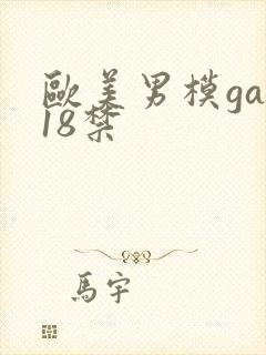 欧美男模gay18禁