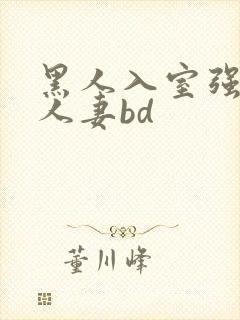 黑人入室强丰满人妻bd封面