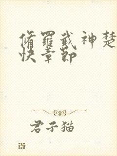 修罗武神楚枫更快章节