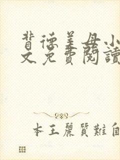 背德美母小说全文免费阅读封面