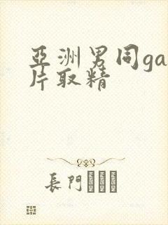 亚洲男同gay片取精封面