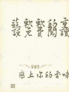 苏软软的重生小说免费阅读