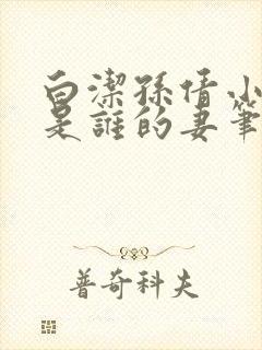 白洁孙倩小说谁是谁的妻笔趣阁