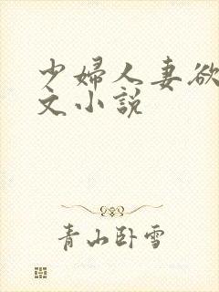 少妇人妻欲望辣文小说