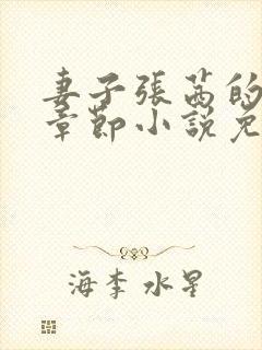 妻子张茜的最新章节小说免费阅读封面