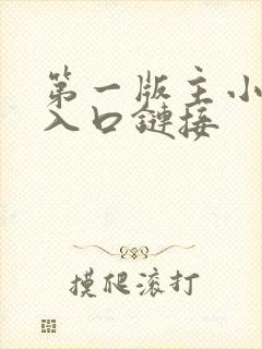 第一版主小说网入口链接