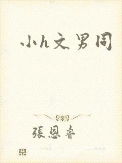 小h文男同
