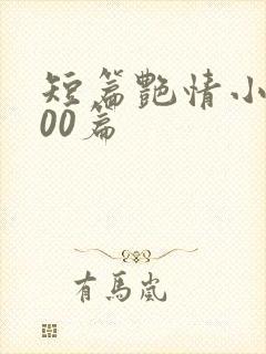 短篇艳情小说500篇封面