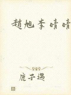 赵旭李晴晴全集封面