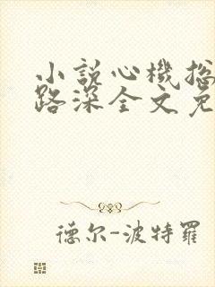 小说心机总裁套路深全文免费阅读