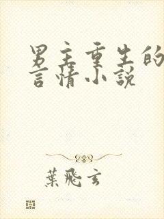 男主重生的现代言情小说