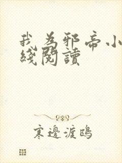 我为邪帝小说在线阅读