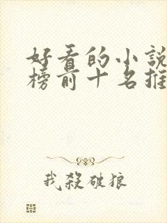 好看的小说排行榜前十名推荐