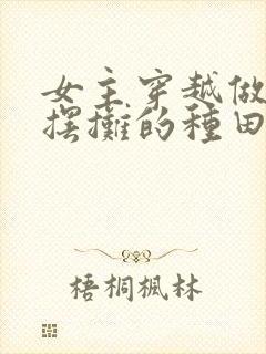 女主穿越做美食摆摊的种田文封面