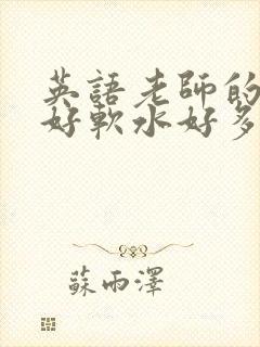 英语老师的兔子好软水好多封面