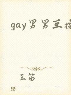 gay男男互操