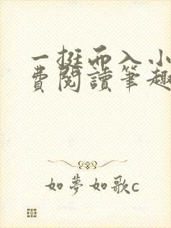 一挺而入小说免费阅读笔趣阁