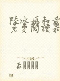 陆冰嫣和黄若希免费阅读最新章节封面