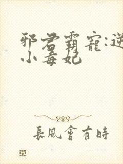 邪君霸宠:逆天小毒妃