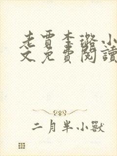 老贾李璐小说全文免费阅读