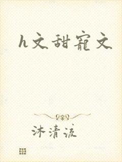 h文甜宠文