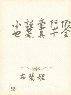 小说豪门假千金也是真千金免费看封面