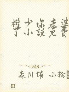 权少你老婆要跑了小说免费阅读全文