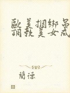 欧美捆绑吊暴力调教美女成性奴隶视频