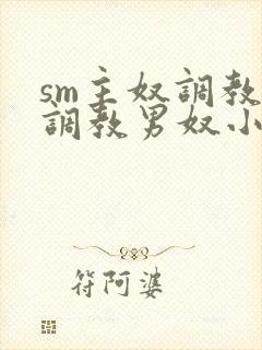 sm主奴调教:调教男奴小说