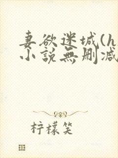 妻欲迷城(h)小说无删减封面