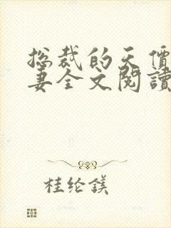 总裁的天价小逃妻全文阅读阅读