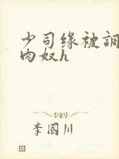 少司缘被调教成肉奴h封面