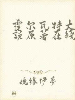 霍尔瓦特大街小说原著在线阅读封面