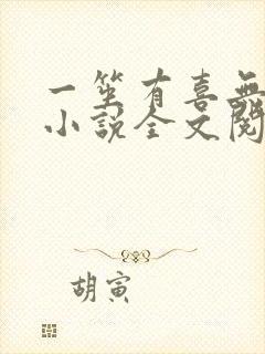 一笙有喜无删减小说全文阅读封面