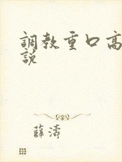 调教重口高h小说