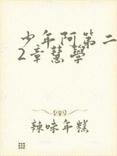 少年阿第二部72章慧学