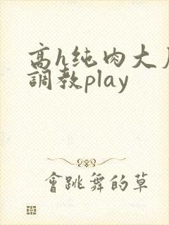 高h纯肉大尺度调教play