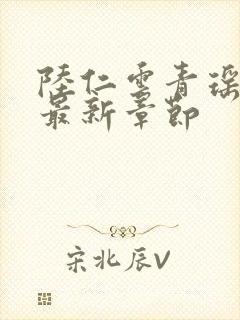 陆仁云青瑶今日最新章节