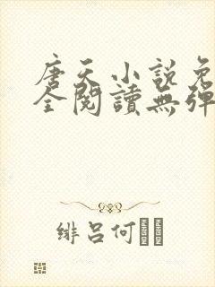 唐天小说免费大全阅读无弹窗