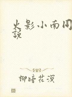 火影小南同人小说封面