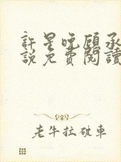 许星晚顾承洲小说免费阅读最新章节