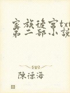 家族后宫txt第二部小说免费阅读
