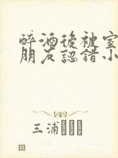 醉酒后被室友男朋友认错小说封面