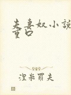 夫妻奴小说sm重口