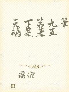 天下第九笔趣阁鹅是老五封面