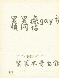 男男操gay视频网站