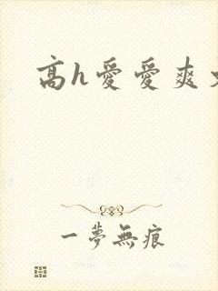 高h爱爱爽文封面