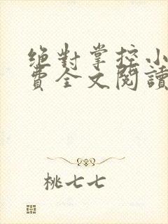 绝对掌控小说免费全文阅读笔趣阁