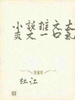 小说推文大女主爽文一口气看完重生有系统